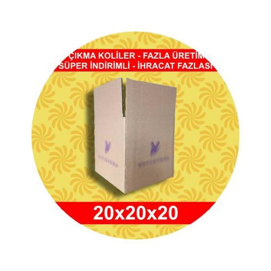 ÇIKMA KOLİ, BASKI HATALI SIFIR KOLİ, 20x20x20